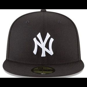 New Era Yankee hat 7 3/8 black/white